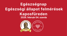 Egészségnap Egészségi állapot felmérések Kaposfüreden