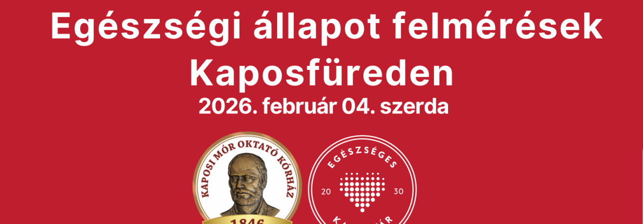 Egészségnap Egészségi állapot felmérések Kaposfüreden