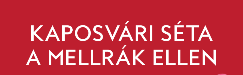 Kaposvári séta a mellrák ellen