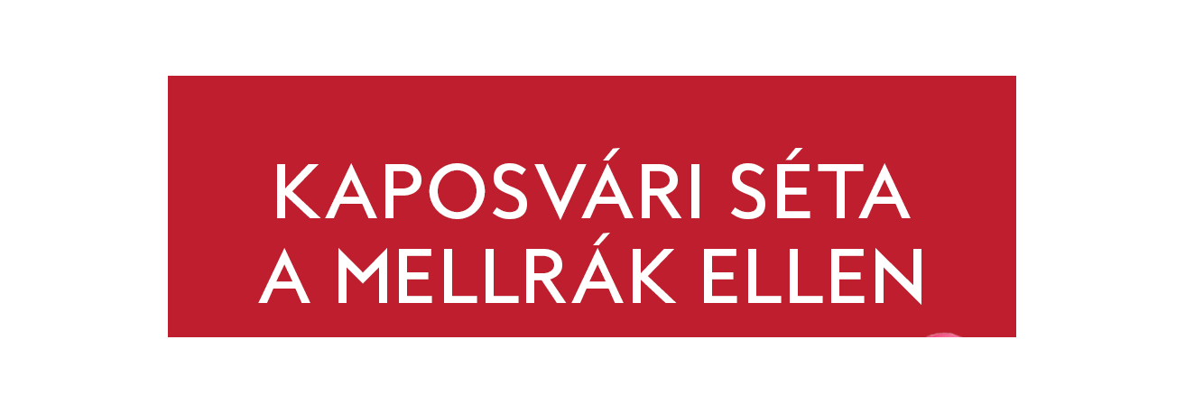 Kaposvári séta a mellrák ellen