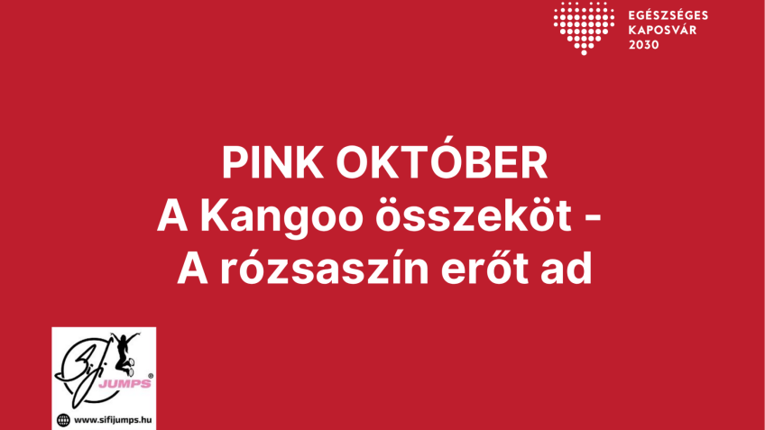 PINK OKTÓBER - GYŰJTSD VELÜNK A KILOMÉTEREKET!