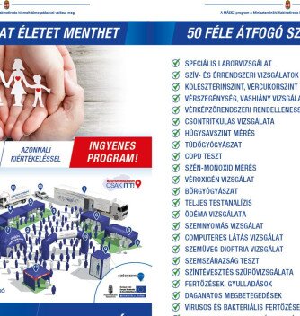 Szűrőkamion Kaposváron – több mint 50 féle ingyenes vizsgálattal