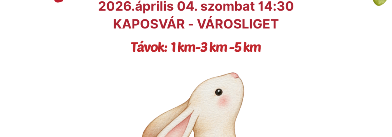 Újra jön a Nyuszifutás Kaposváron!